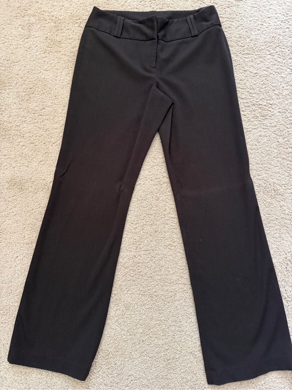 Classic Women's Chocolate Brown Straight -Leg Dress Pants